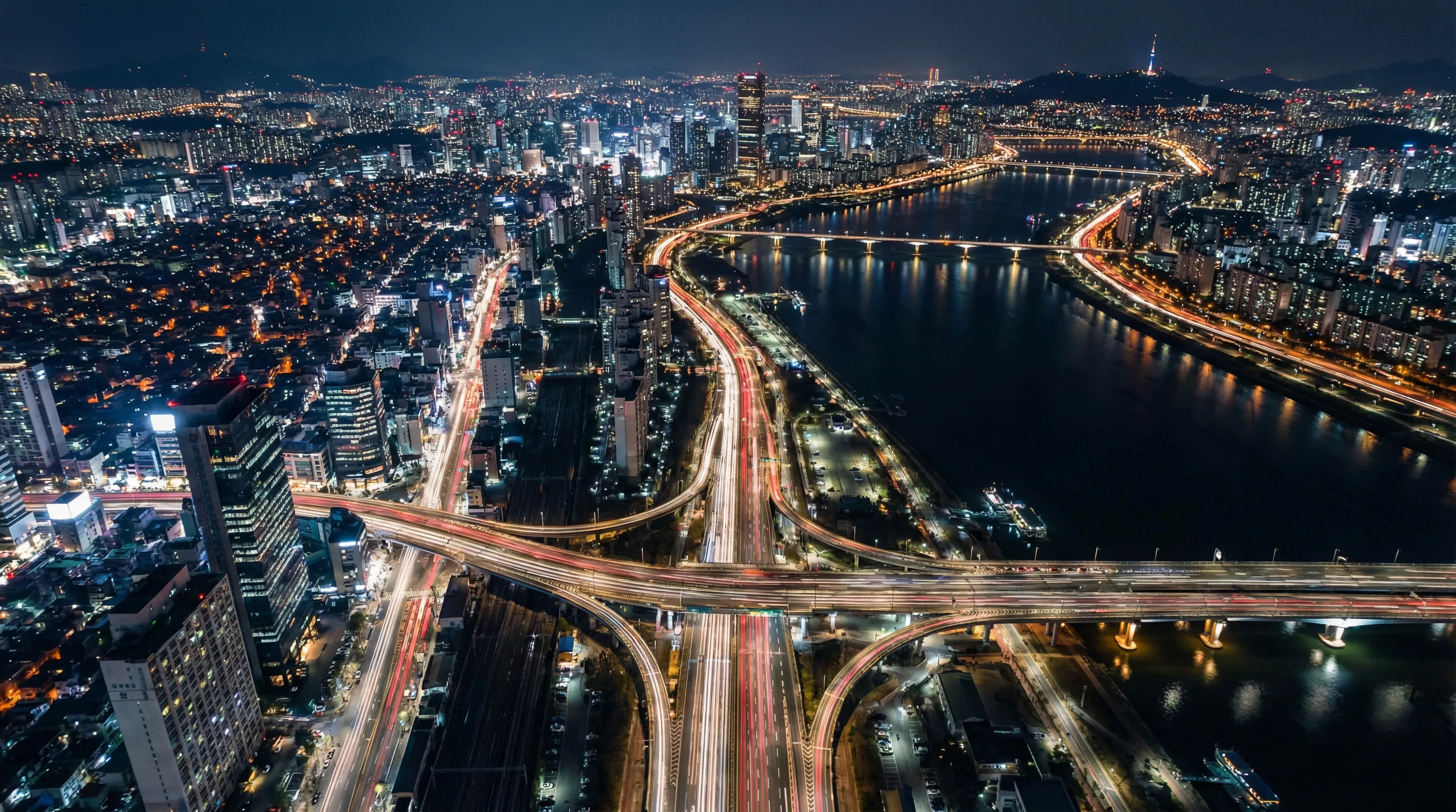 精品大师热门视频 - 城市夜景航拍